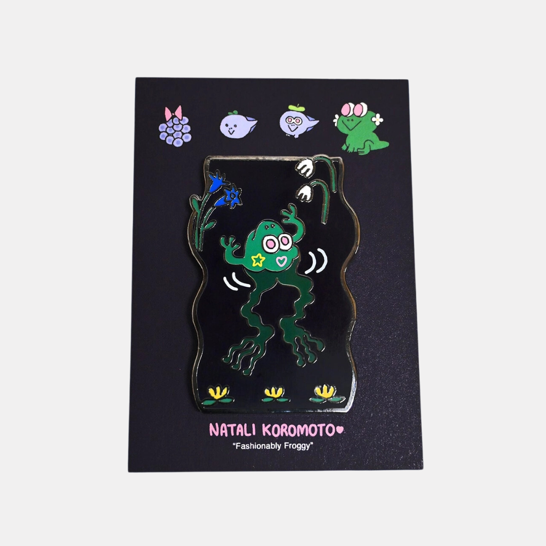 Fashionable Froggy Enamel Pin