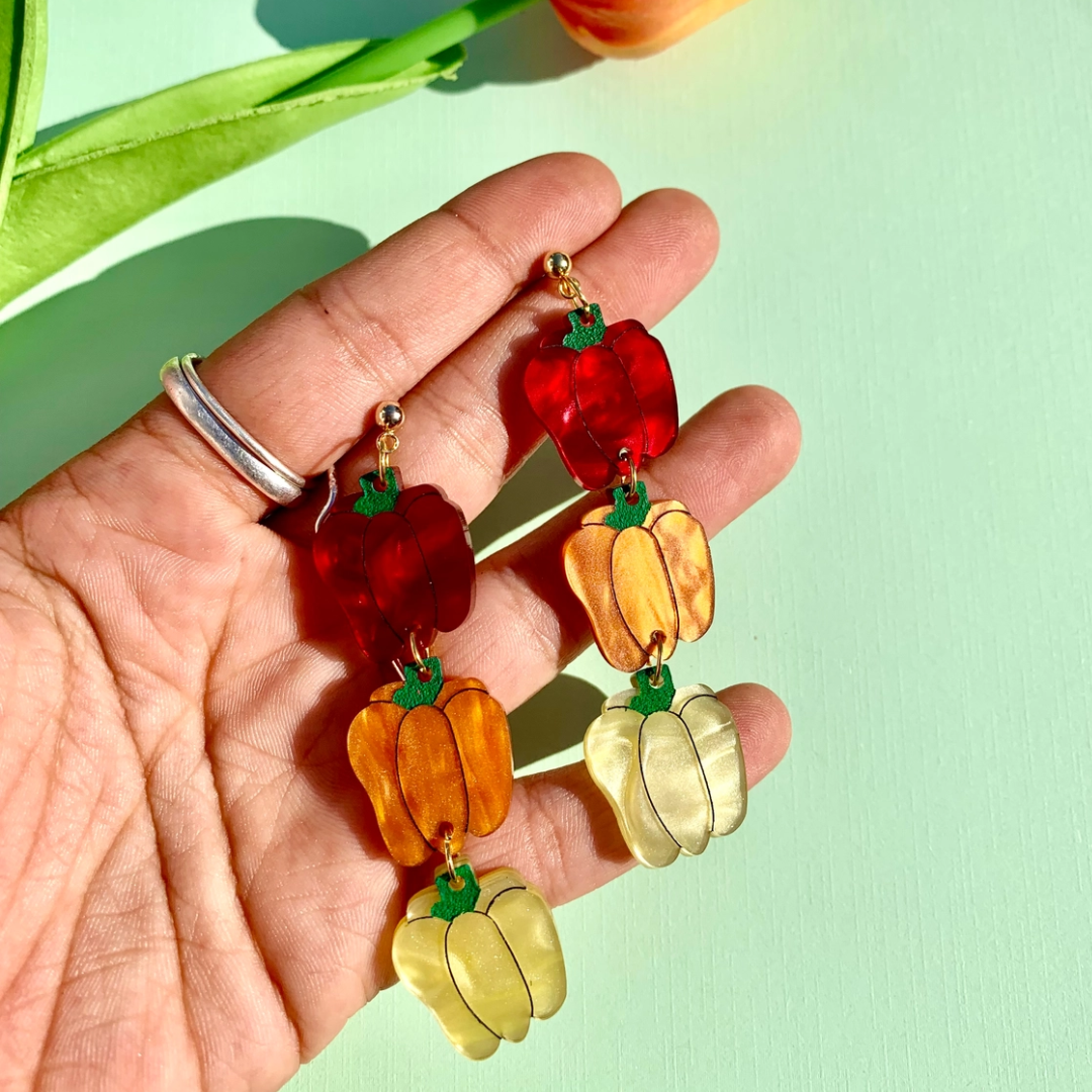 Bell Pepper Earrings