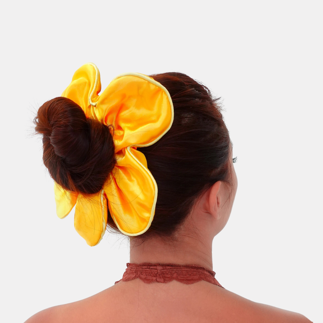 Big Yellow Daisy Scrunchie