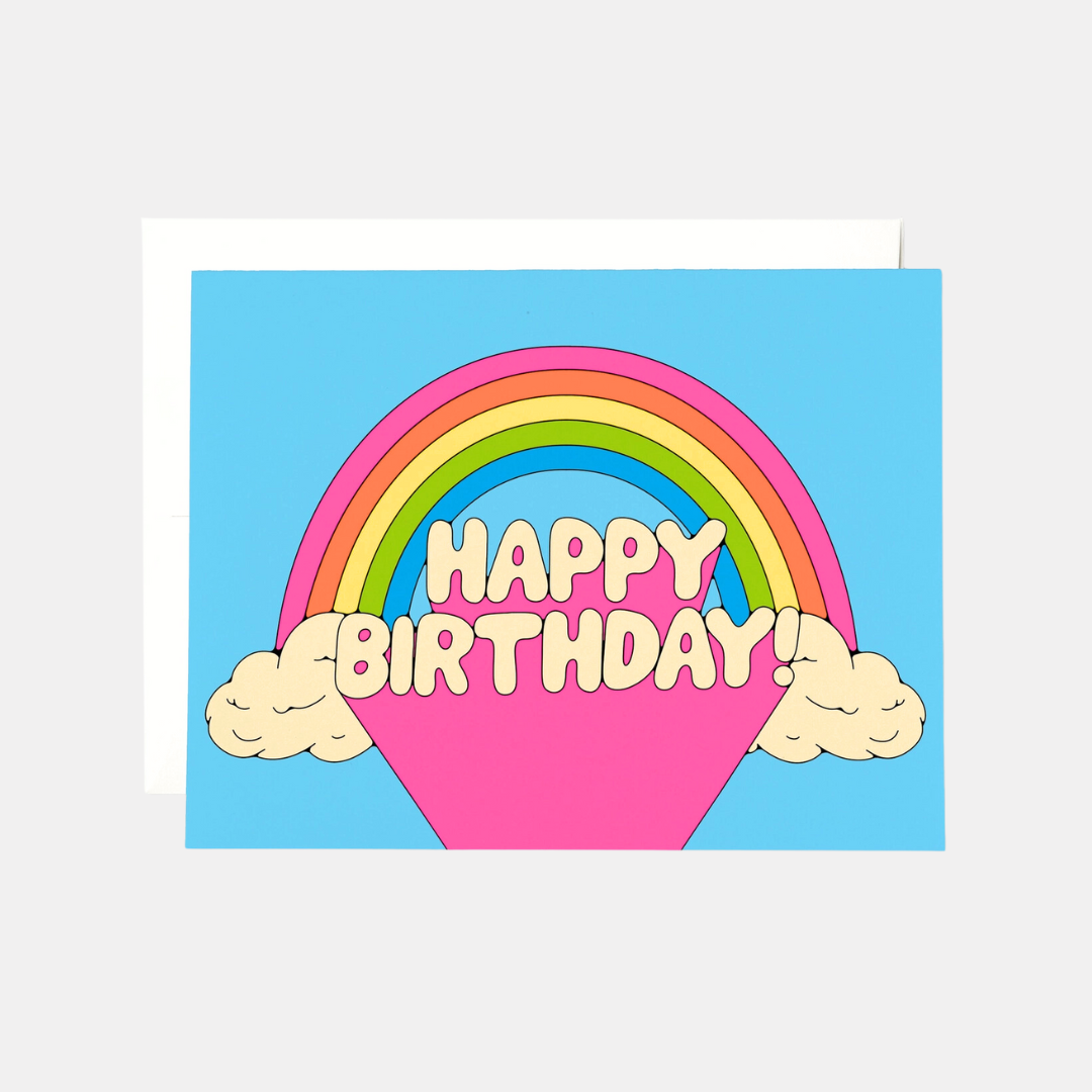 Happy Birthday Rainbow Card