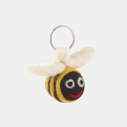 Bee Felt Keychain