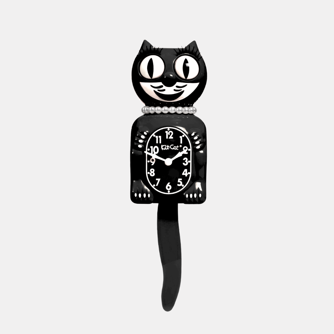 Classic Black Lady Kit-Cat Klock