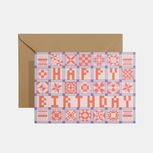 Happy Birthday Quilt Card