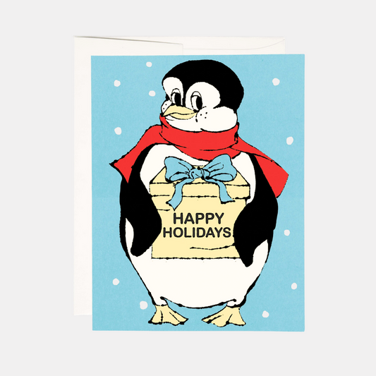 Holiday Penguin Card