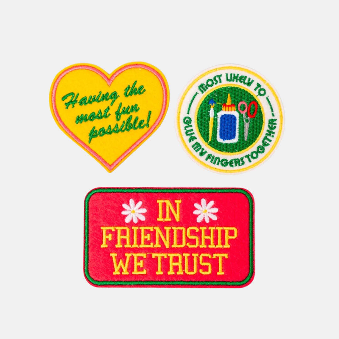 Summer Camp Patches Set