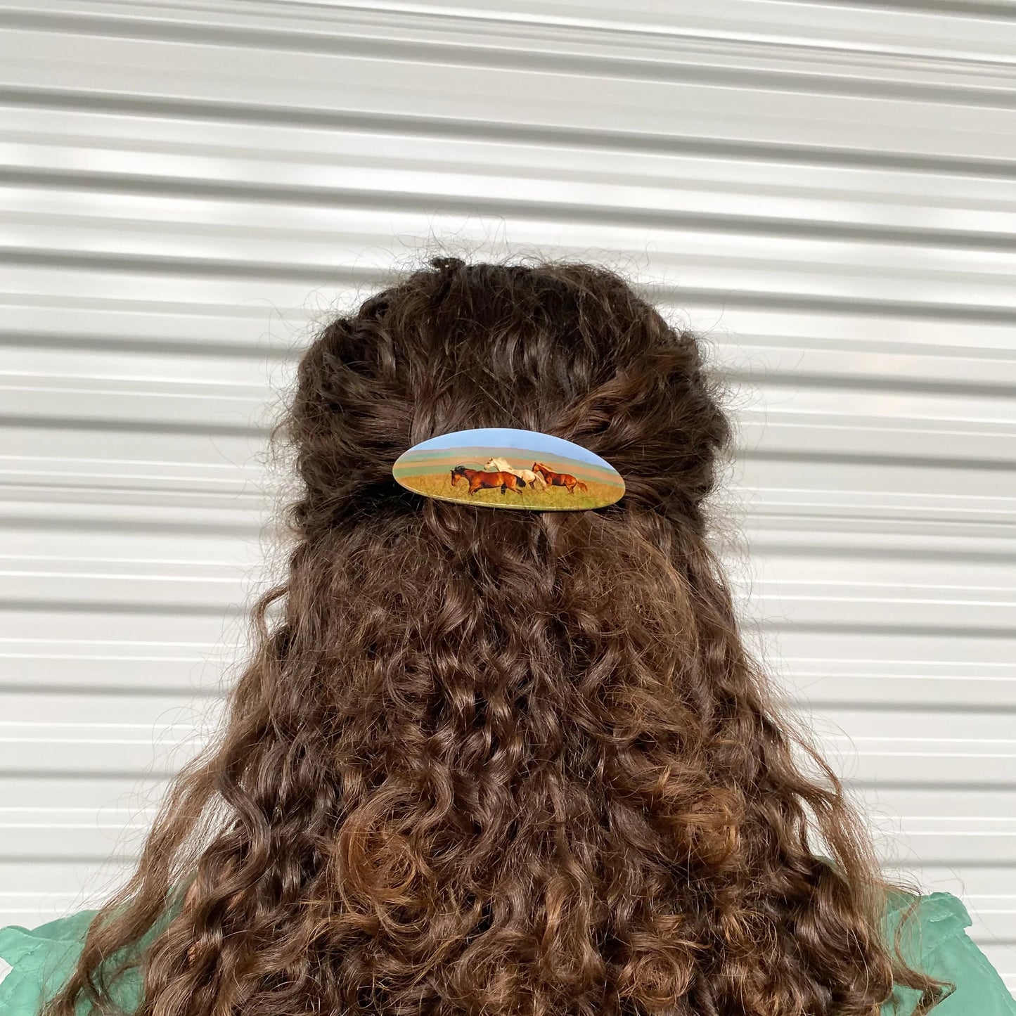 Horse Girl Hair Clip